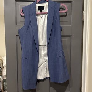 Banana republic chambray vest size 6 tall